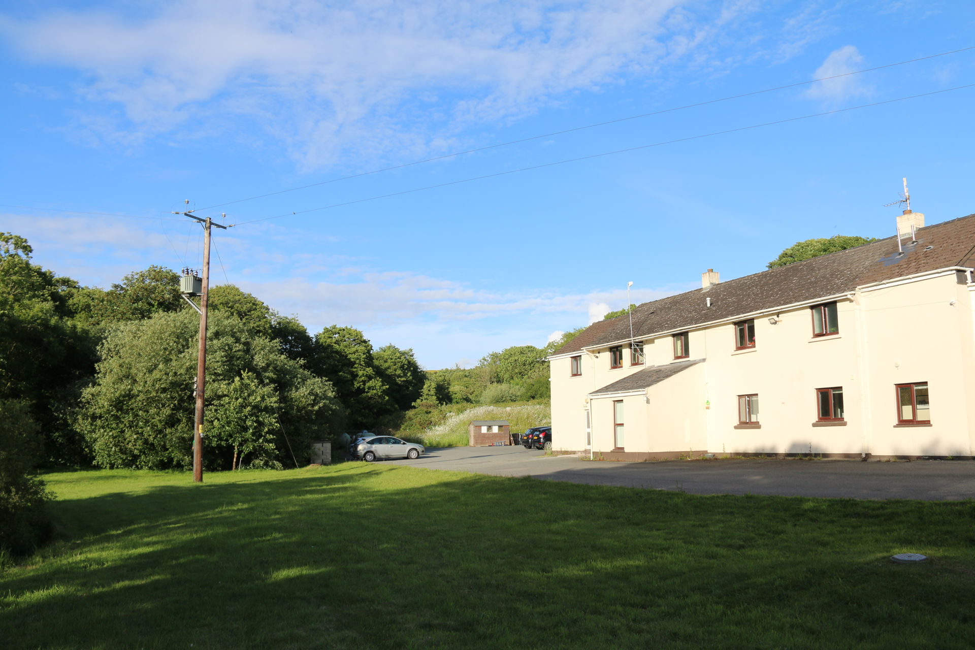 The exterior of Rickeston Mill Nursing Home in the Pembrokeshire countryside